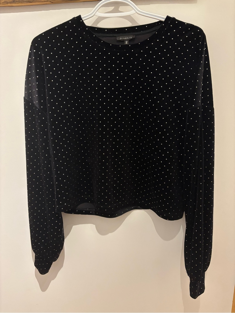 Velvet long sleeve